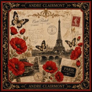 Andre Clairmont Signature Silk Scarf
