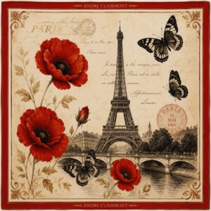 Andre Clairmont Signature Silk Scarf