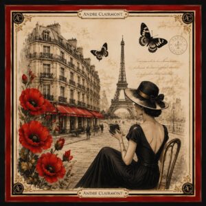 Andre Clairmont Signature Silk Scarf
