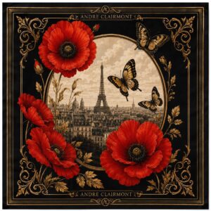 Andre Clairmont Signature Silk Scarf