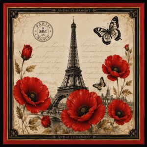 Andre Clairmont Signature Silk Scarf