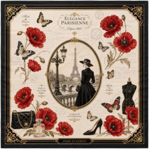 Andre Clairmont Signature Silk Scarf