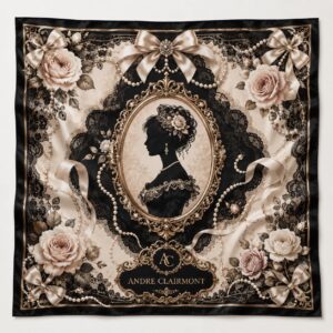 Andre Clairmont Signature Silk Scarf