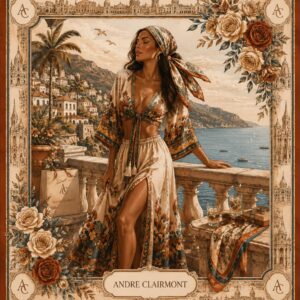 Andre Clairmont Signature Silk Scarf