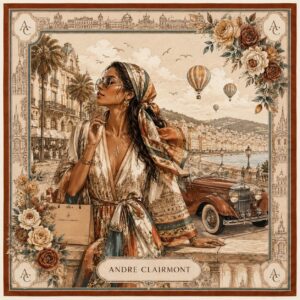Andre Clairmont Signature Silk Scarf