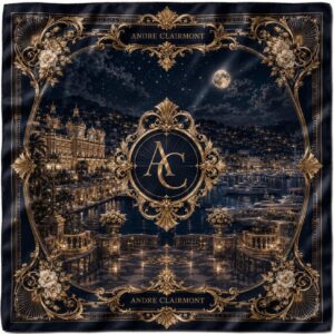 Andre Clairmont Signature Silk Scarf