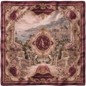 Andre Clairmont Signature Silk Scarf
