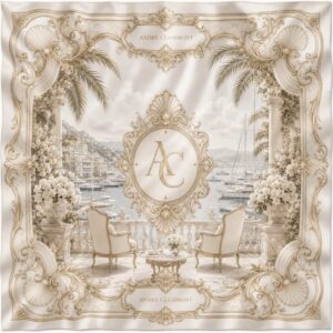 Andre Clairmont Signature Silk Scarf