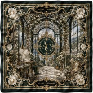 Andre Clairmont Signature Silk Scarf