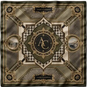 Andre Clairmont Signature Silk Scarf