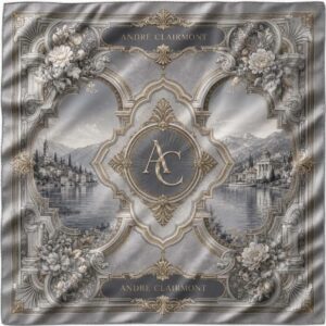 Andre Clairmont Signature Silk Scarf
