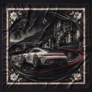 Andre Clairmont Signature Silk Scarf