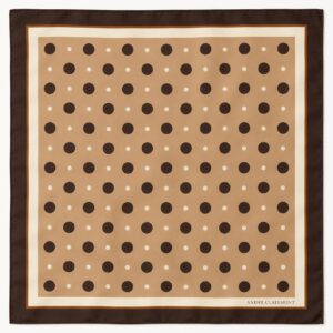 Classic Polka Silk Scarf