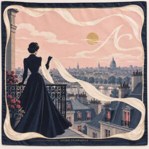 Parisian Reverie Silk Scarf